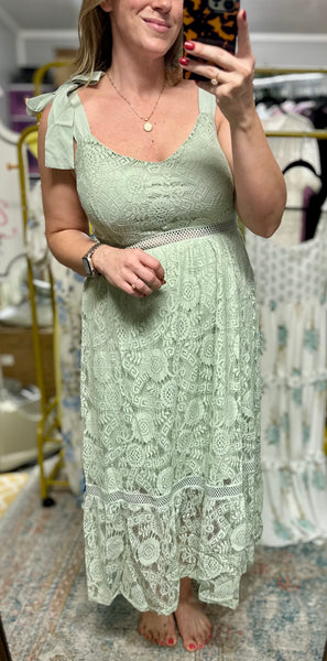 Sage & Lace Midi dress