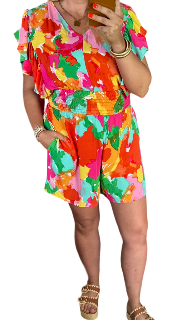 Bright Lights Romper