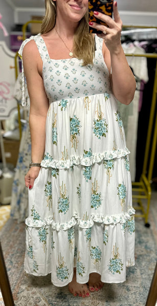 Gypsy Garden Dress - Blue